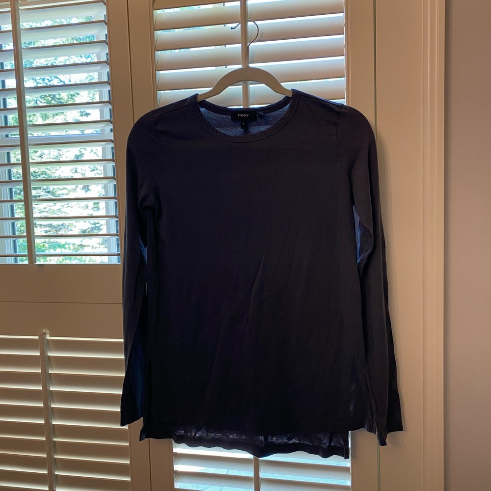 Theory along Sleeve Tee